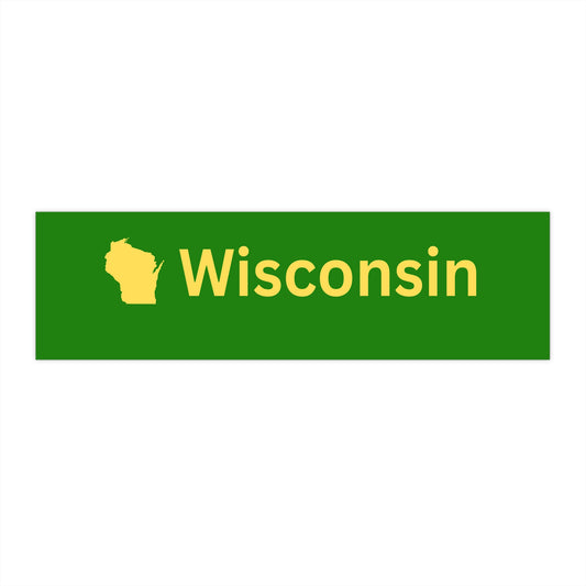 Wisconsin - Bumper Stickers - by RecreatingKrista