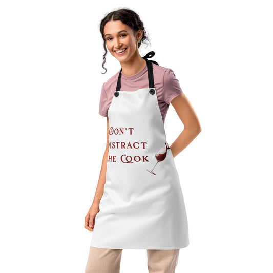 Don't Distract the Cook Apron by EraofInk