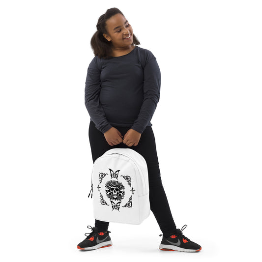 Skulls & Roses Minimalist Backpack by EraofInk