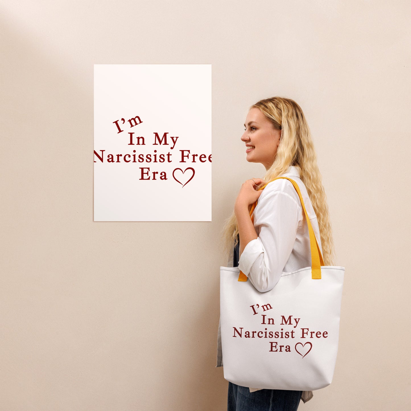I'm In My Narcissist Free Era Tote Bag by EraofInk