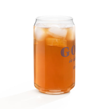 God is Always With You Can-shaped Glass by EraofInk