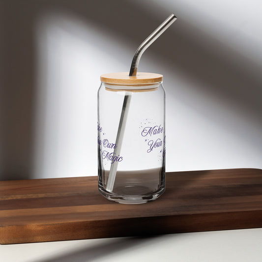 Make Your Own Magic Inspirational Motivational Can-shaped Glass by EraofInk