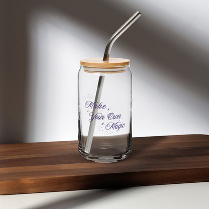 Make Your Own Magic Inspirational Motivational Can-shaped Glass by EraofInk