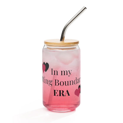 In My Setting Boundaries Era Prioritize Yourself Can-shaped Glass by EraofInk