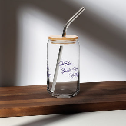 Make Your Own Magic Inspirational Motivational Can-shaped Glass by EraofInk