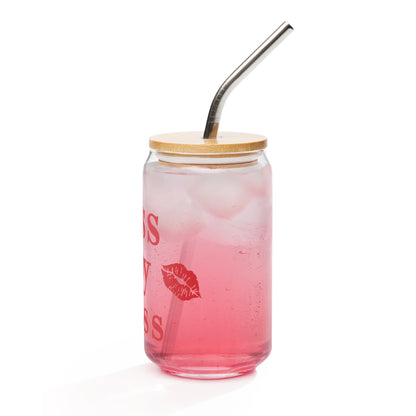 Kiss My sAss Can-shaped Glass by EraofInk