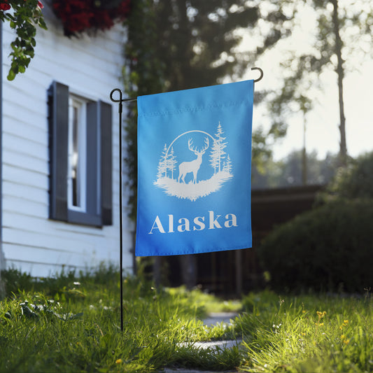 Alaska Garden Flag by EraofInk