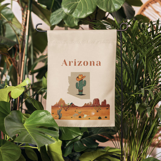 Arizona Garden Flag by EraofInk