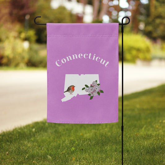 Connecticut Garden Flag by EraofInk