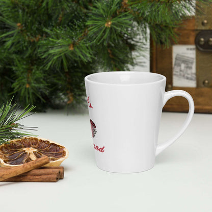 Fueled by Caffeine & Chaos Latte mug by EraofInk