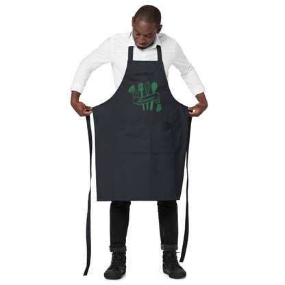 Momma (with Cooking Utensils) Organic Cotton Apron by EraofInk