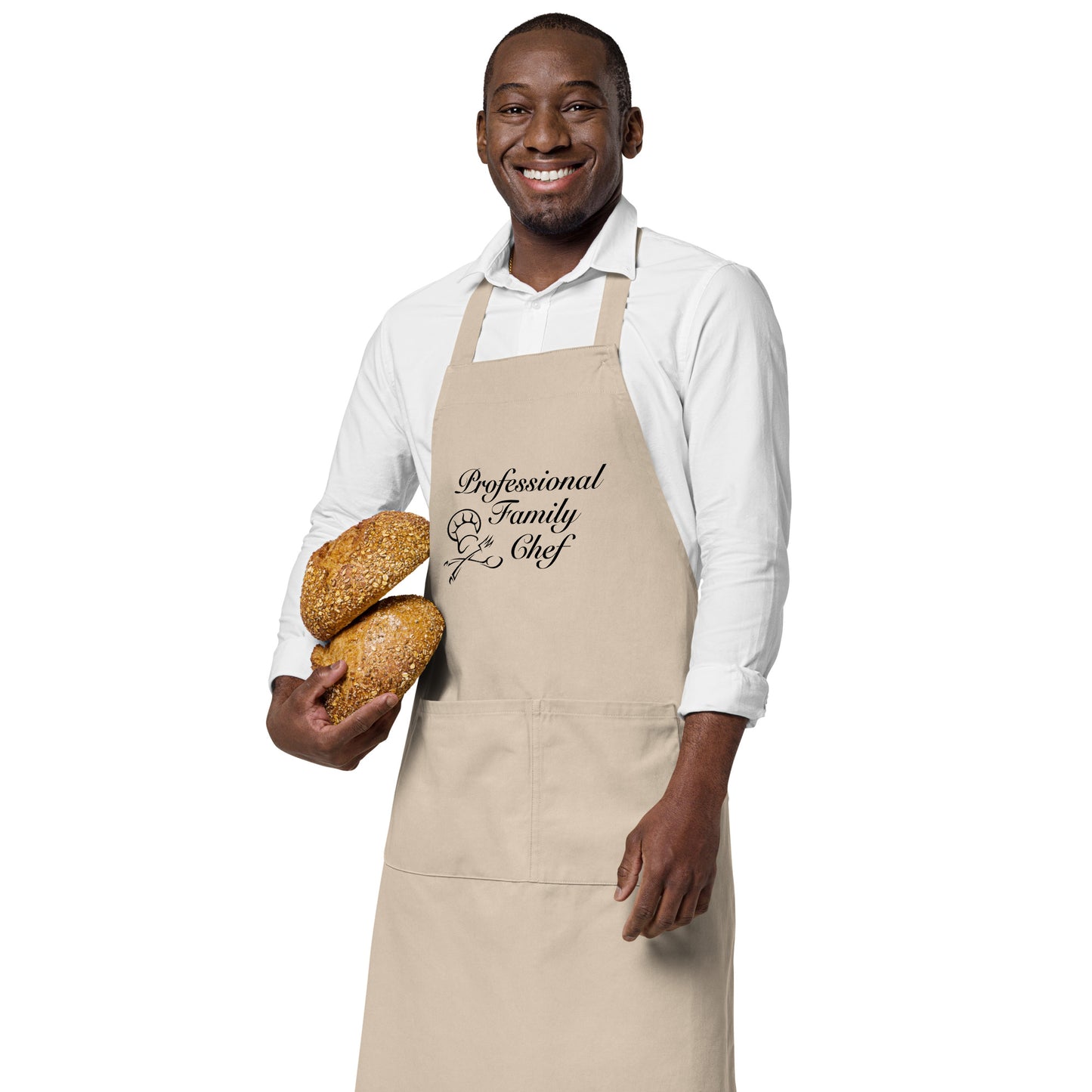 Professional Family Chef Organic Cotton Apron by EraofInk