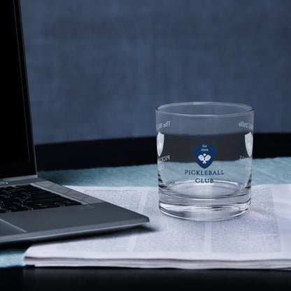 The Big Dills Pickleball Club Rocks Glass by EraofInk