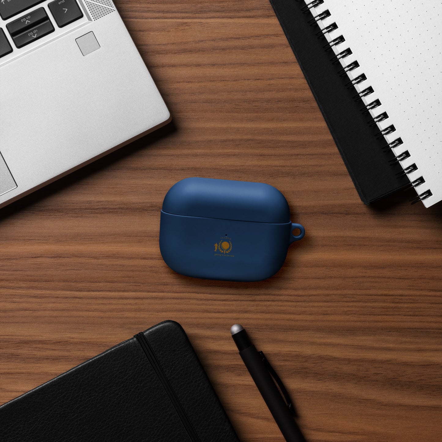 I'm a Pro at Getting It In the Hole Rubber Case for AirPods® by EraofInk