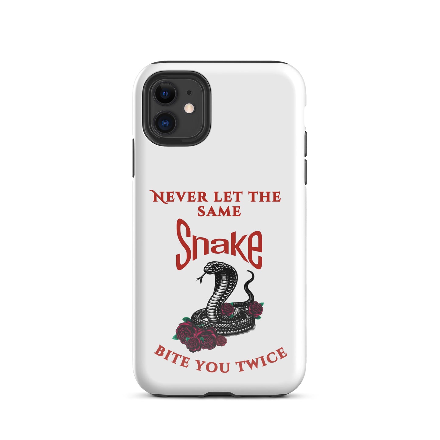 Never Let the Same Snake Bite You Twice - Tough Case for iPhone® - by RecreatingKrista