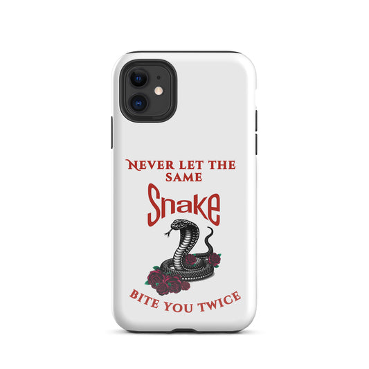 Never Let the Same Snake Bite You Twice - Tough Case for iPhone® - by RecreatingKrista