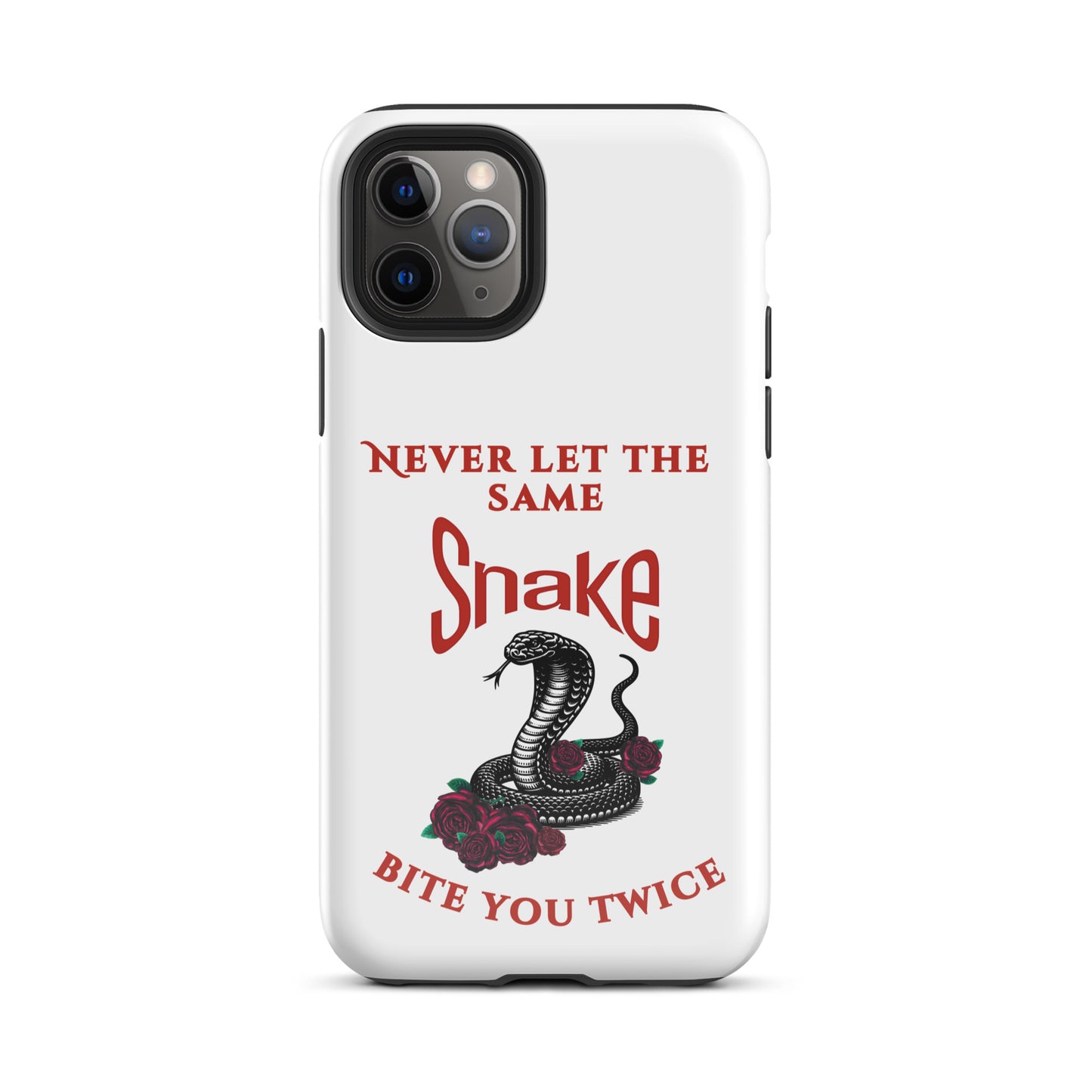 Never Let the Same Snake Bite You Twice - Tough Case for iPhone® - by RecreatingKrista