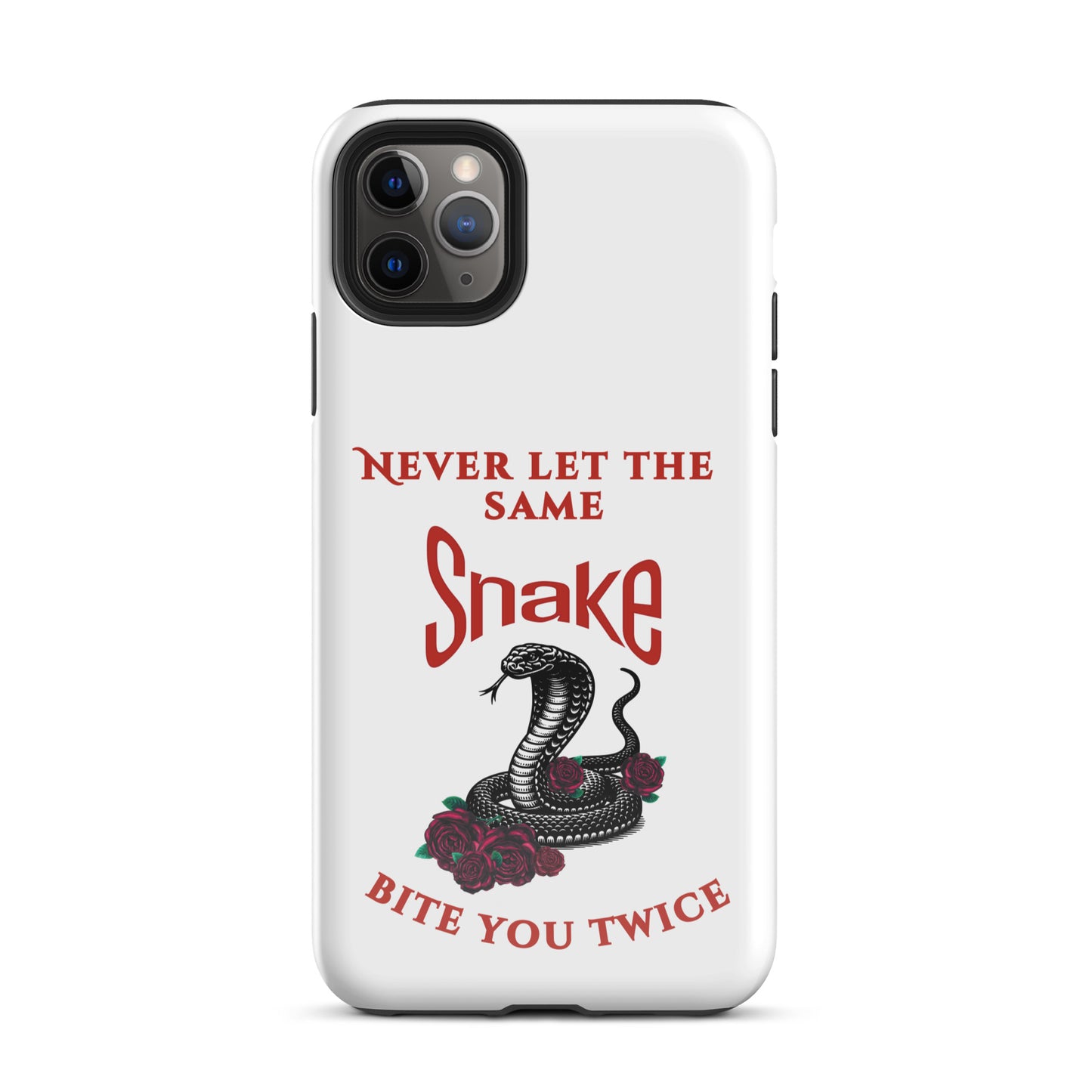 Never Let the Same Snake Bite You Twice - Tough Case for iPhone® - by RecreatingKrista