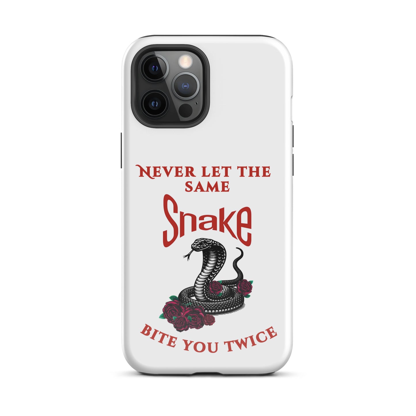 Never Let the Same Snake Bite You Twice - Tough Case for iPhone® - by RecreatingKrista