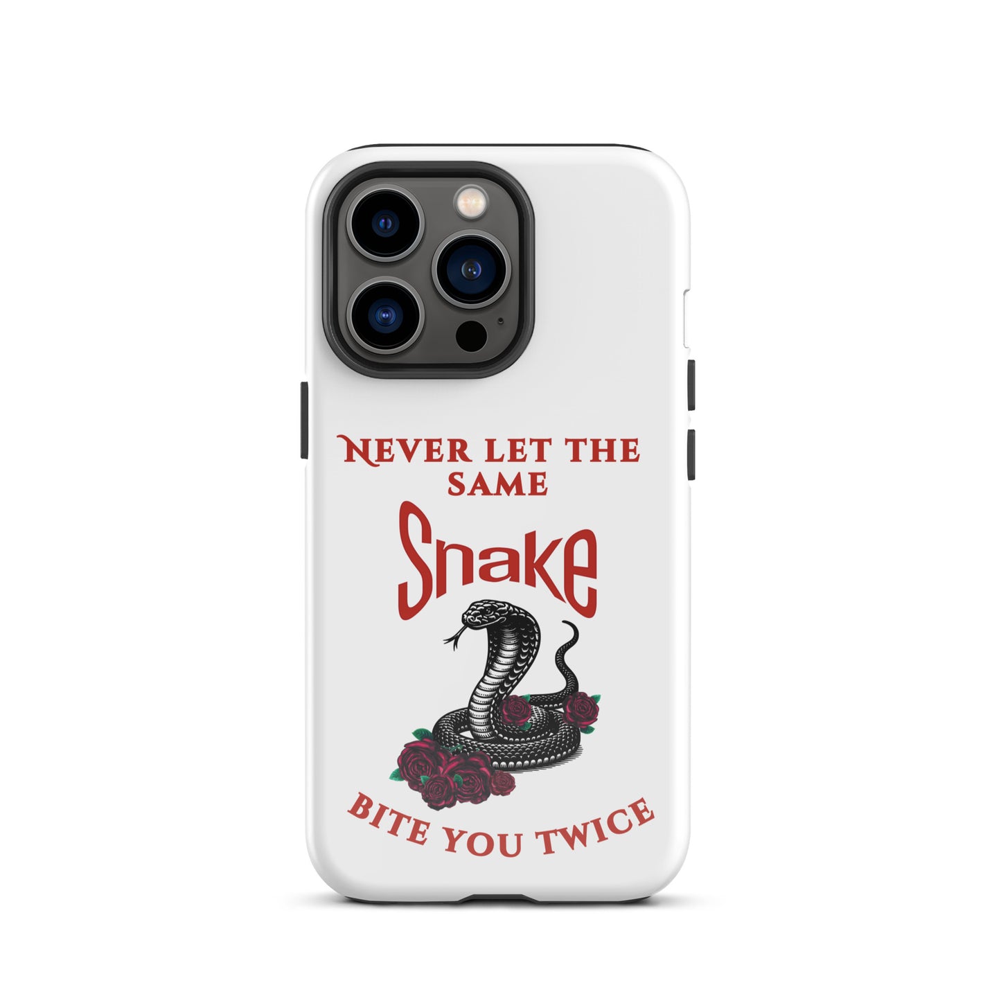 Never Let the Same Snake Bite You Twice - Tough Case for iPhone® - by RecreatingKrista
