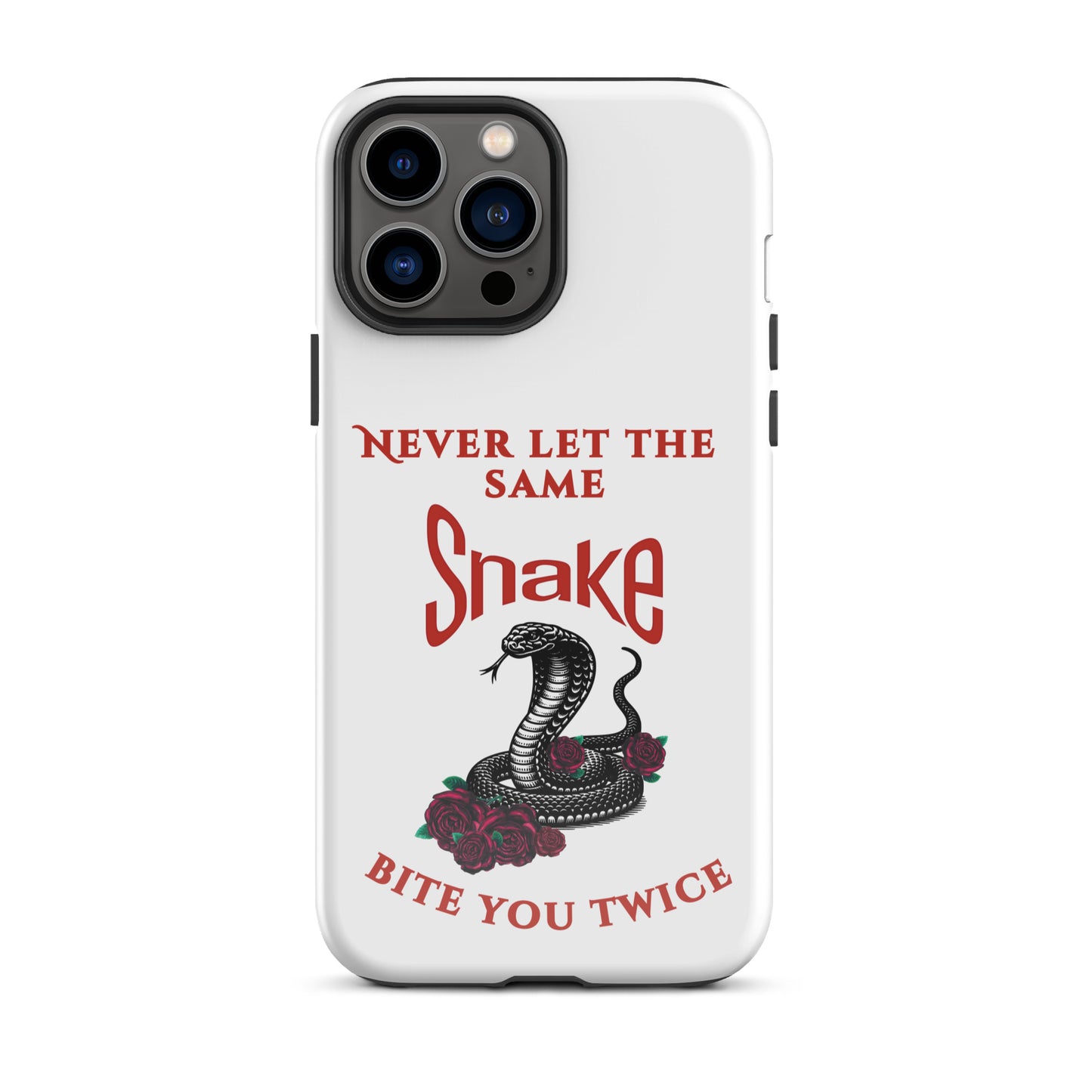 Never Let the Same Snake Bite You Twice - Tough Case for iPhone® - by RecreatingKrista