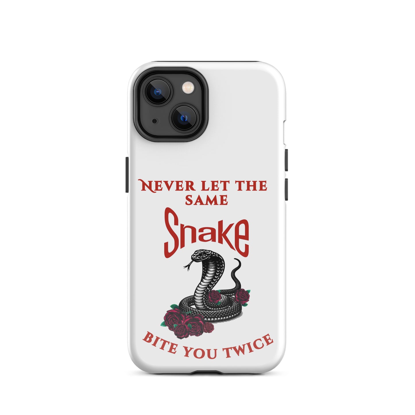 Never Let the Same Snake Bite You Twice - Tough Case for iPhone® - by RecreatingKrista