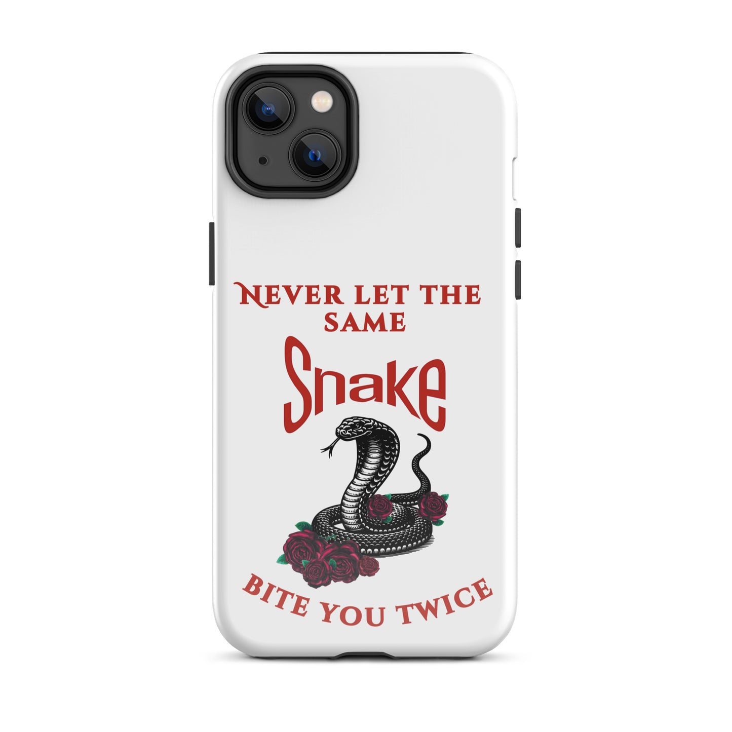 Never Let the Same Snake Bite You Twice - Tough Case for iPhone® - by RecreatingKrista