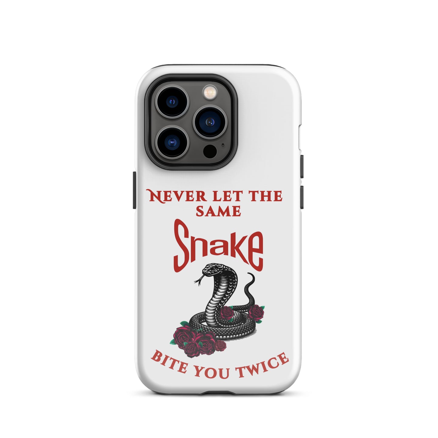 Never Let the Same Snake Bite You Twice - Tough Case for iPhone® - by RecreatingKrista
