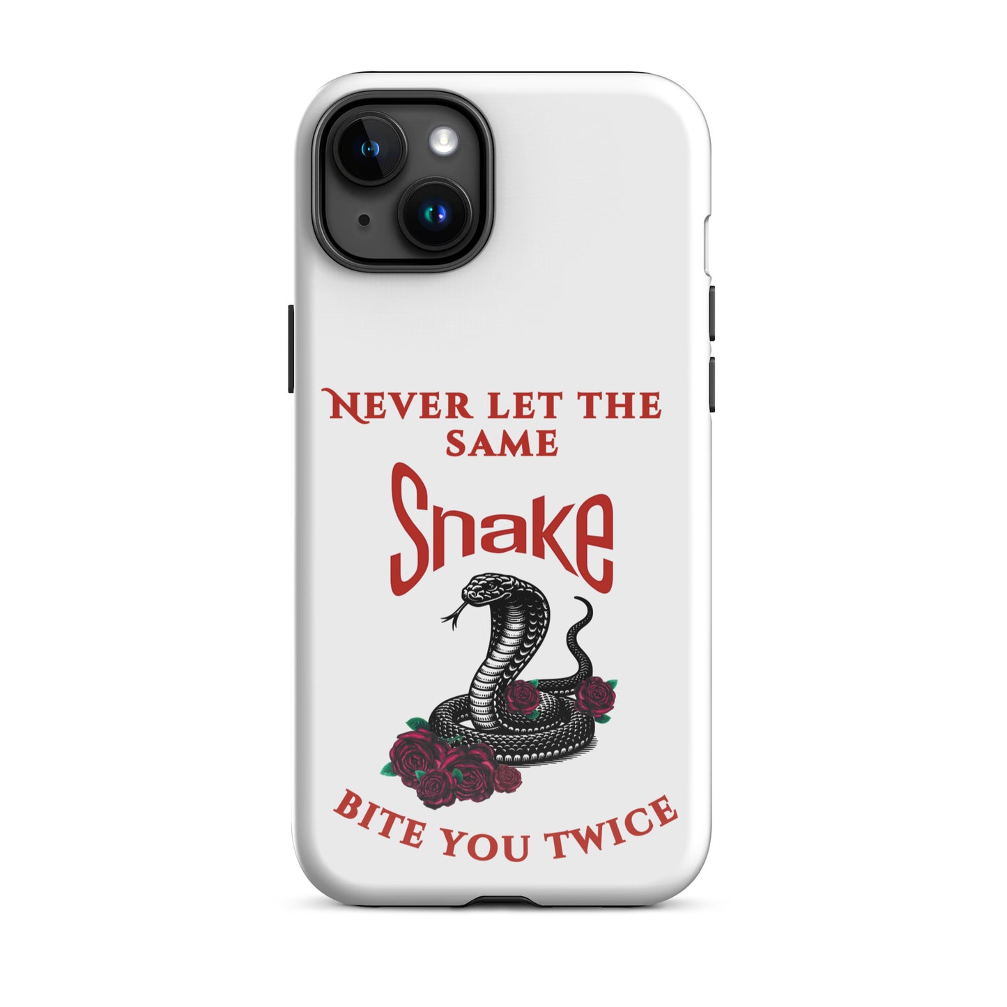 Never Let the Same Snake Bite You Twice - Tough Case for iPhone® - by RecreatingKrista