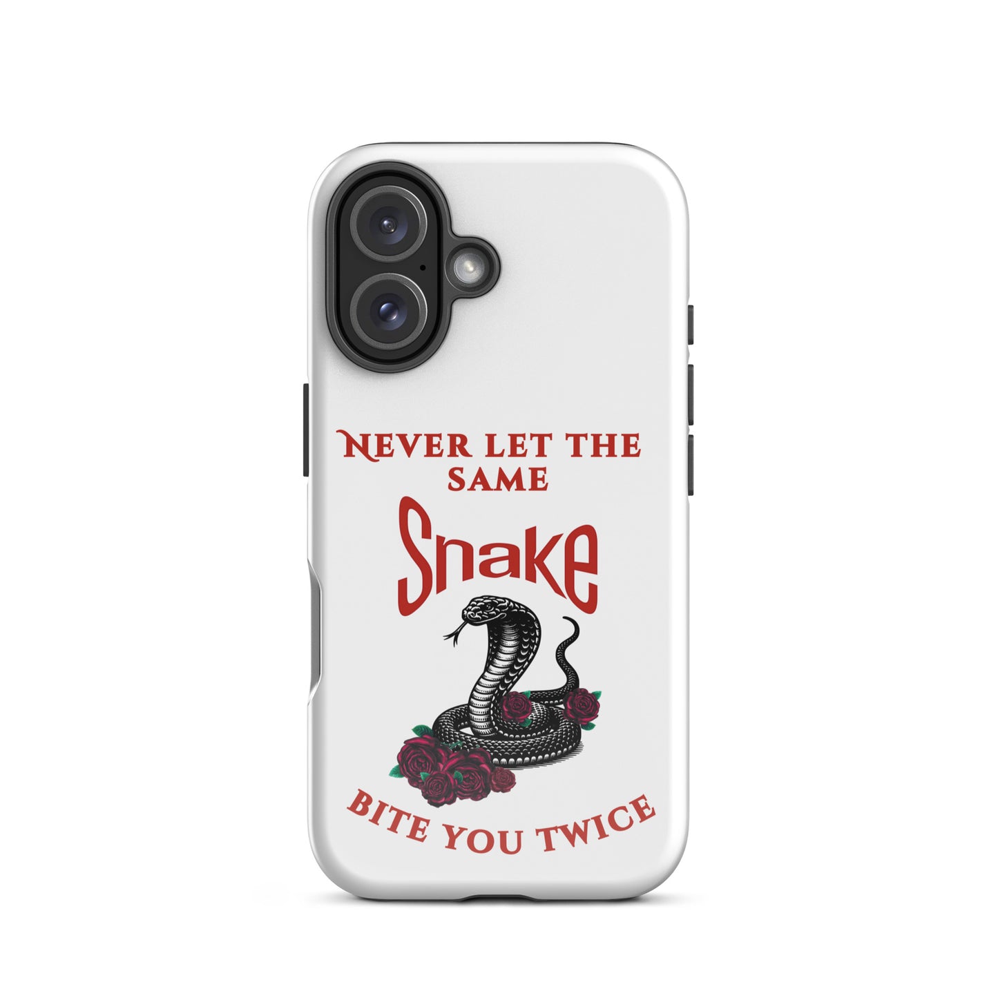 Never Let the Same Snake Bite You Twice - Tough Case for iPhone® - by RecreatingKrista