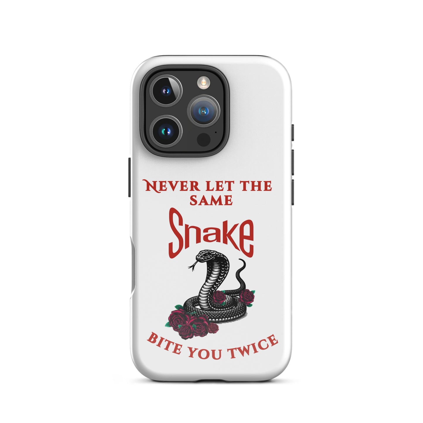 Never Let the Same Snake Bite You Twice - Tough Case for iPhone® - by RecreatingKrista