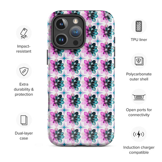 Bright Bursts Tough Case for iPhone® by EraofInk