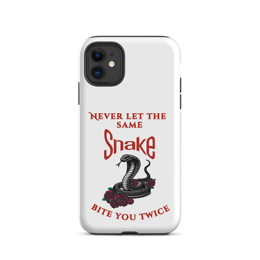 Never Let the Same Snake Bite You Twice - Tough Case for iPhone® - by RecreatingKrista