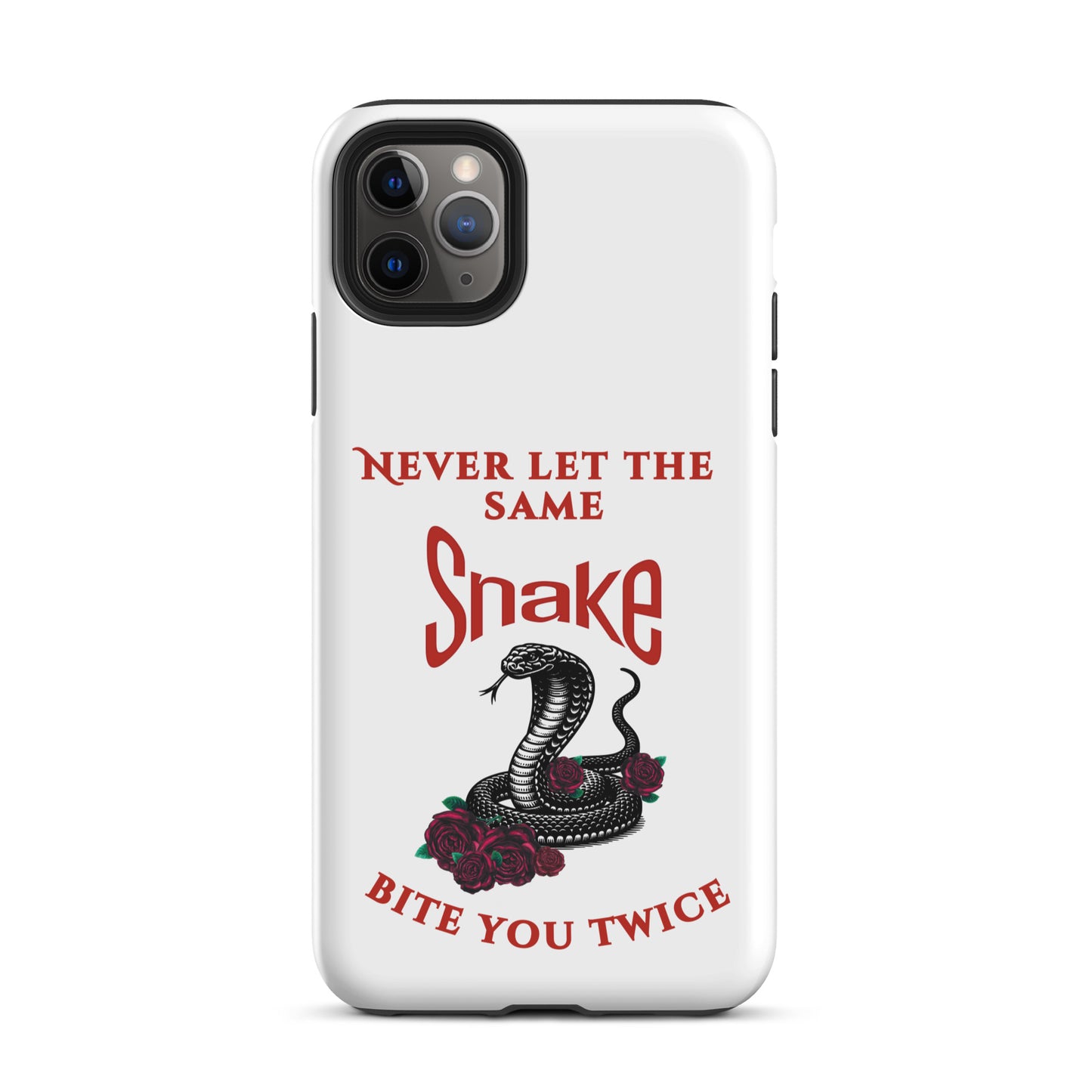 Never Let the Same Snake Bite You Twice - Tough Case for iPhone® - by RecreatingKrista