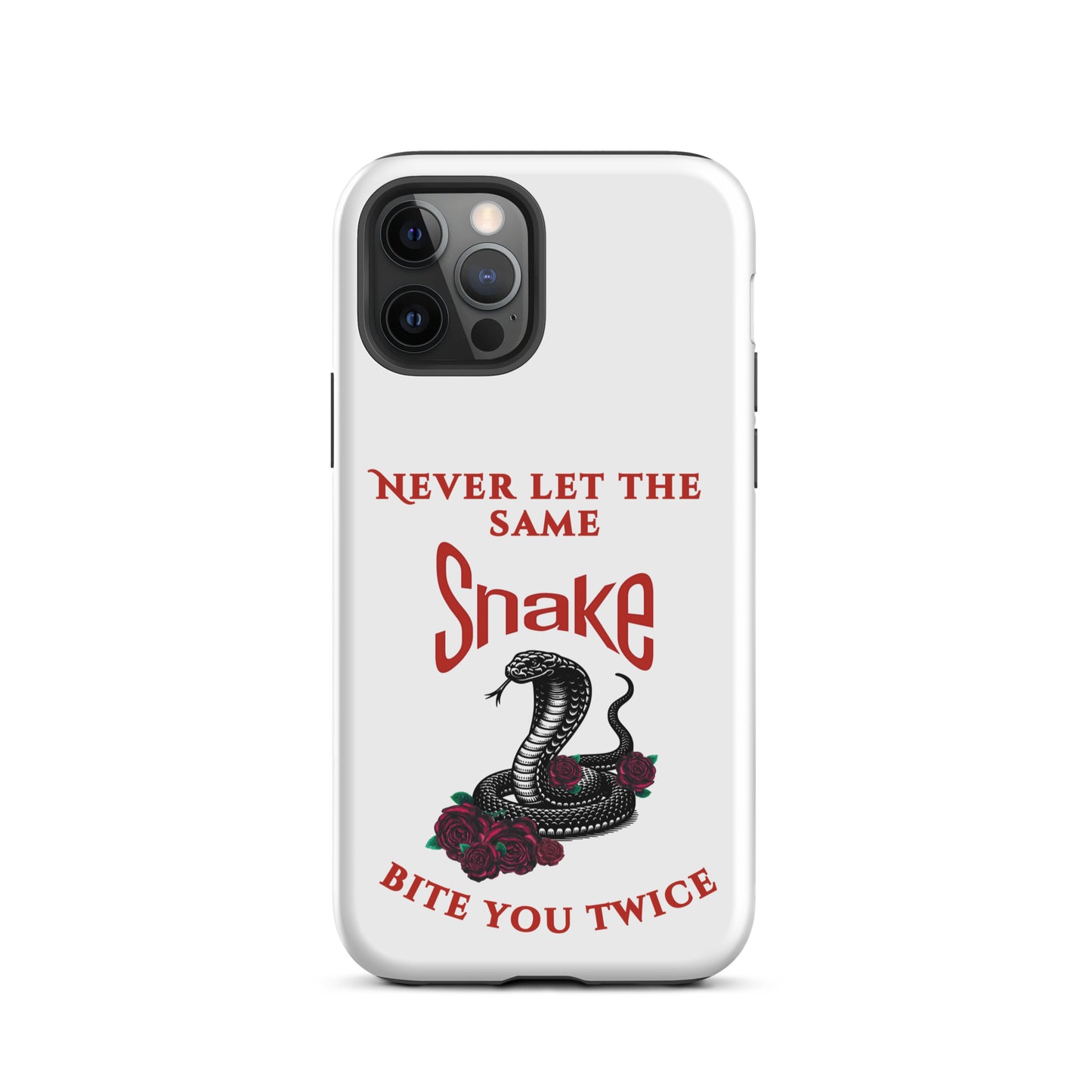 Never Let the Same Snake Bite You Twice - Tough Case for iPhone® - by RecreatingKrista