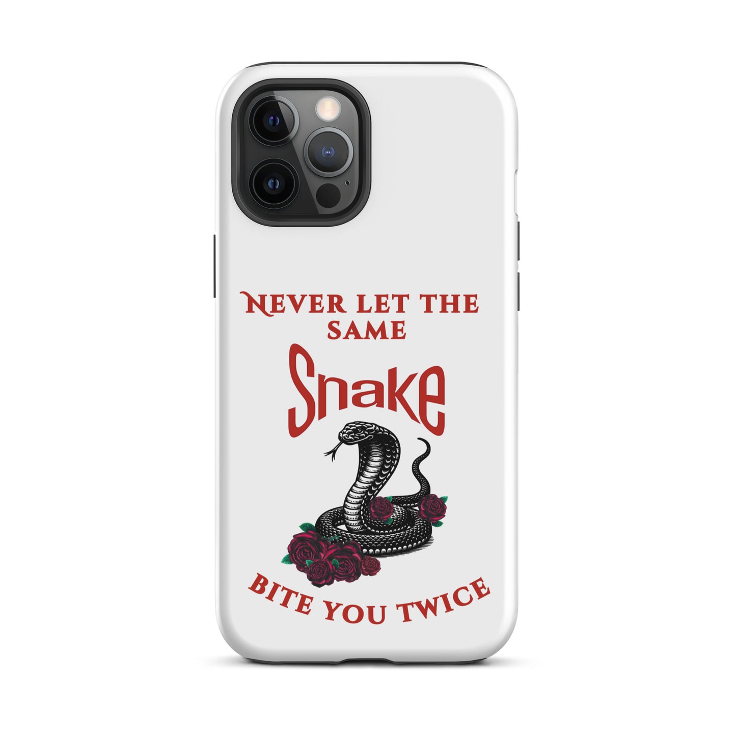 Never Let the Same Snake Bite You Twice - Tough Case for iPhone® - by RecreatingKrista