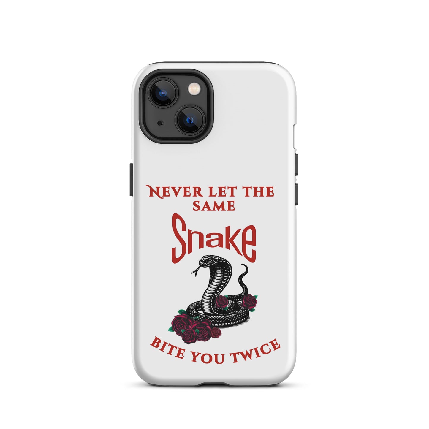 Never Let the Same Snake Bite You Twice - Tough Case for iPhone® - by RecreatingKrista