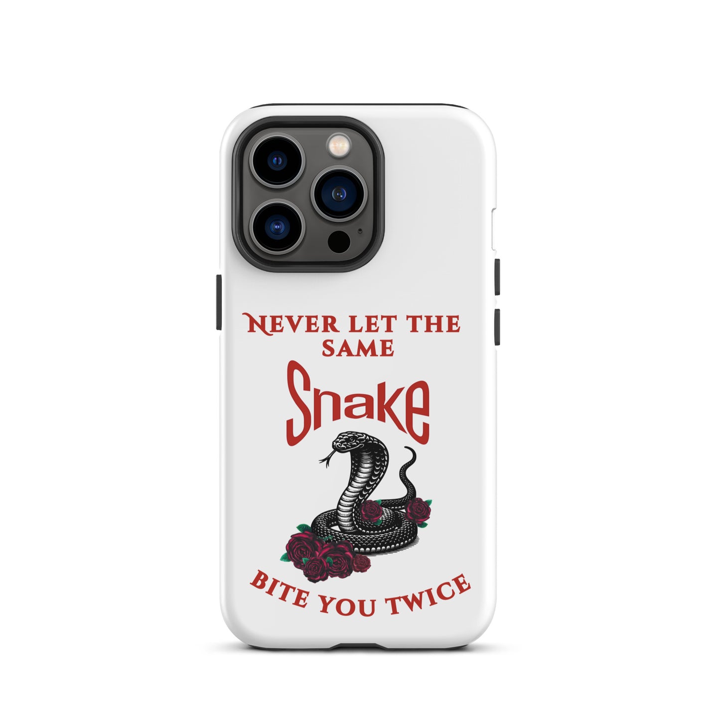 Never Let the Same Snake Bite You Twice - Tough Case for iPhone® - by RecreatingKrista