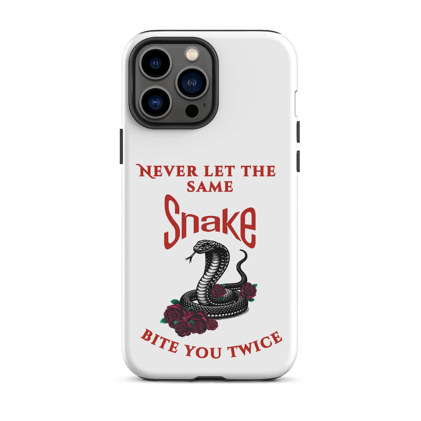 Never Let the Same Snake Bite You Twice - Tough Case for iPhone® - by RecreatingKrista
