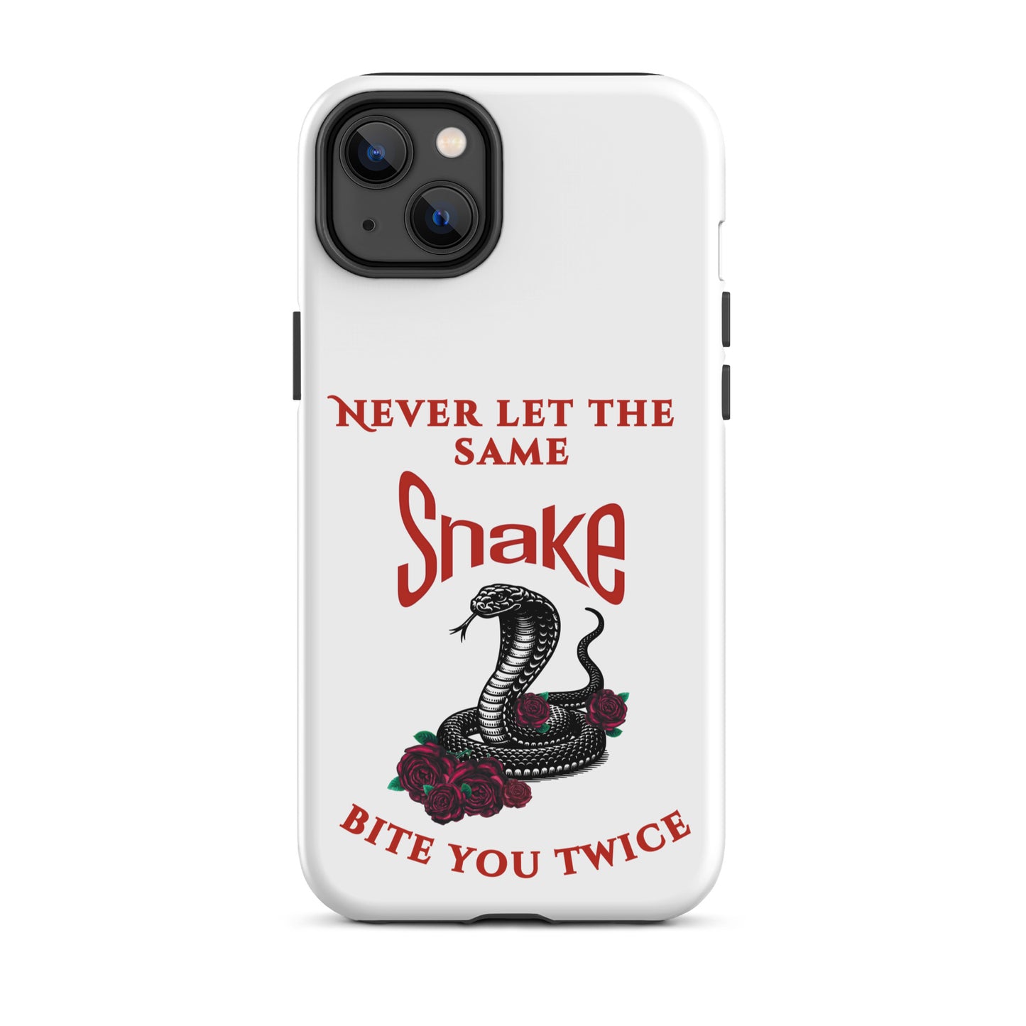 Never Let the Same Snake Bite You Twice - Tough Case for iPhone® - by RecreatingKrista