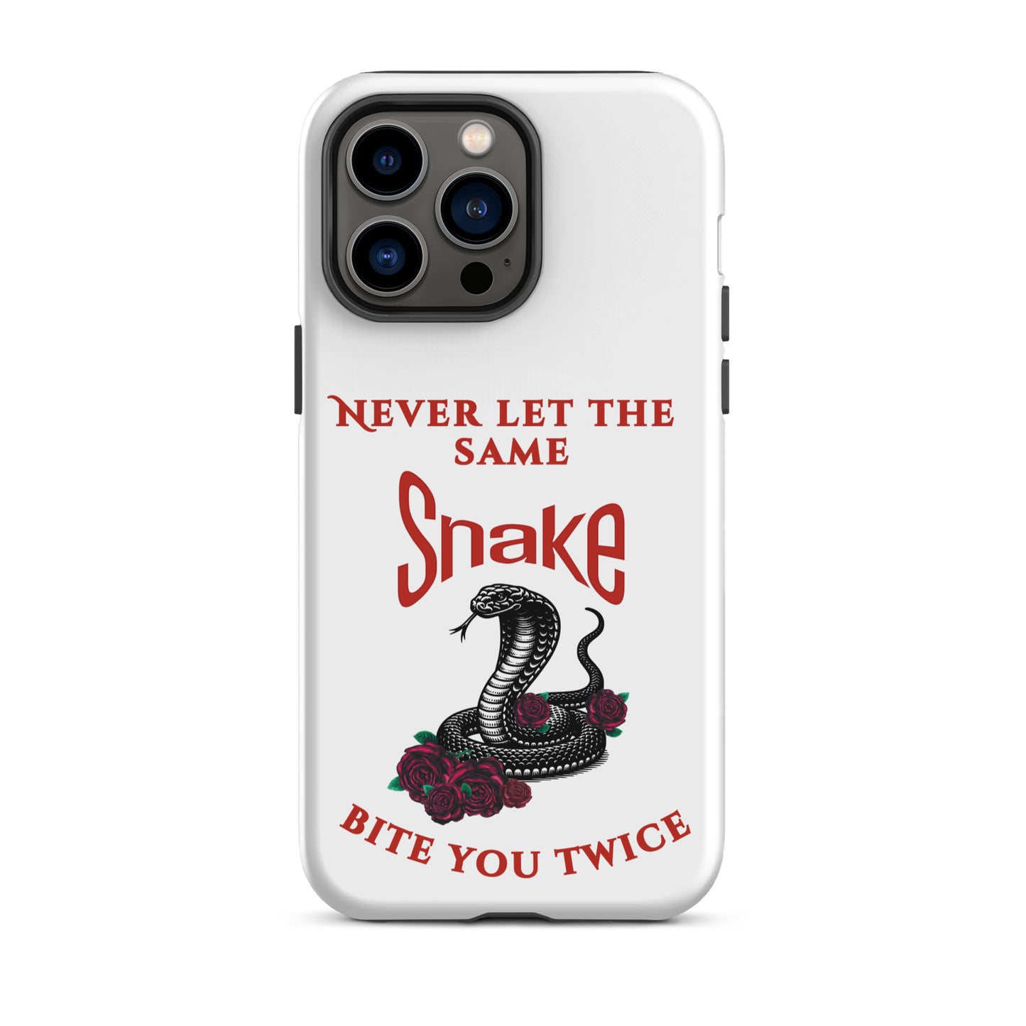 Never Let the Same Snake Bite You Twice - Tough Case for iPhone® - by RecreatingKrista