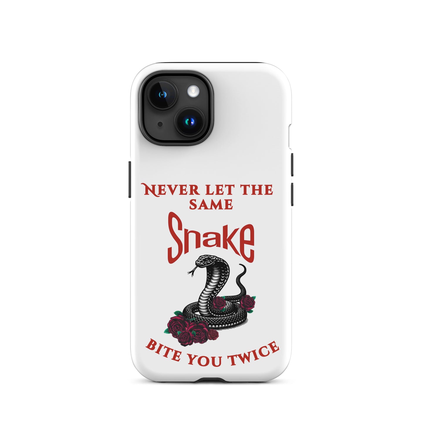 Never Let the Same Snake Bite You Twice - Tough Case for iPhone® - by RecreatingKrista