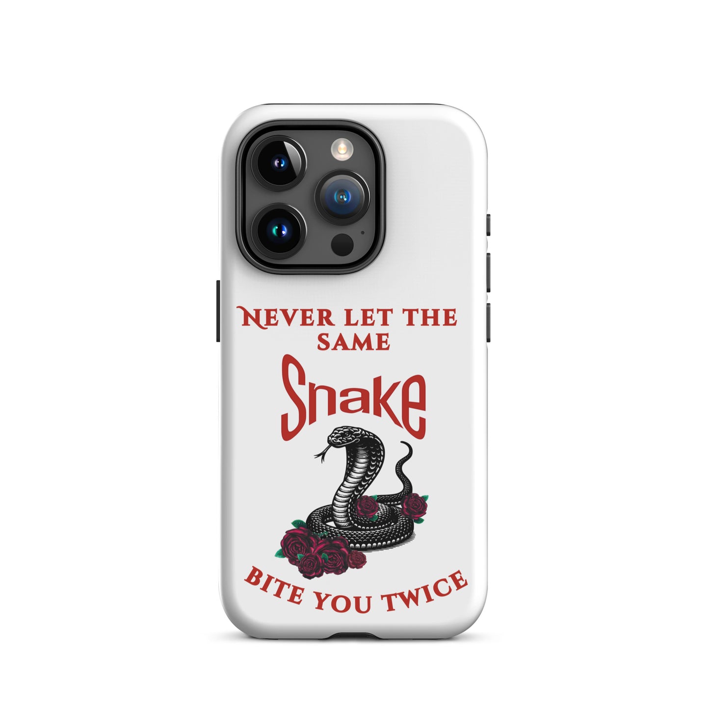 Never Let the Same Snake Bite You Twice - Tough Case for iPhone® - by RecreatingKrista