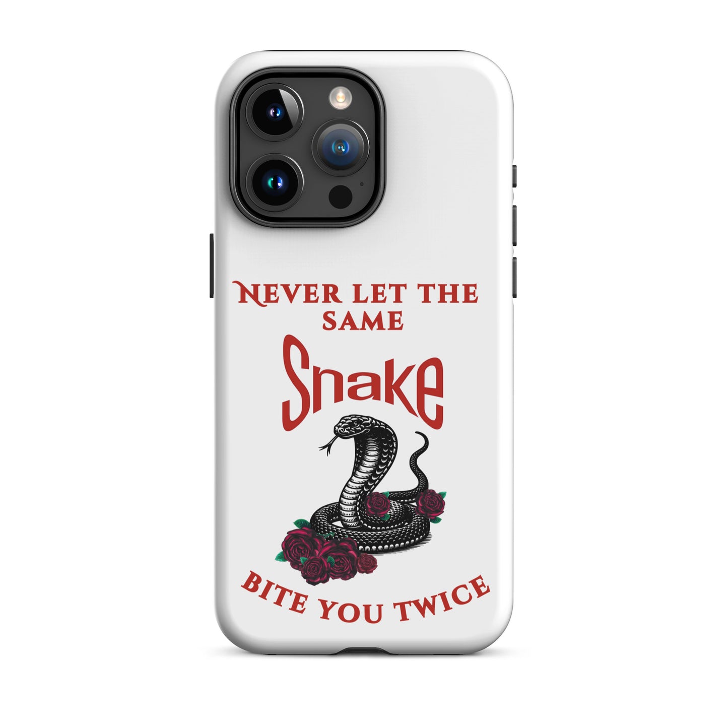 Never Let the Same Snake Bite You Twice - Tough Case for iPhone® - by RecreatingKrista