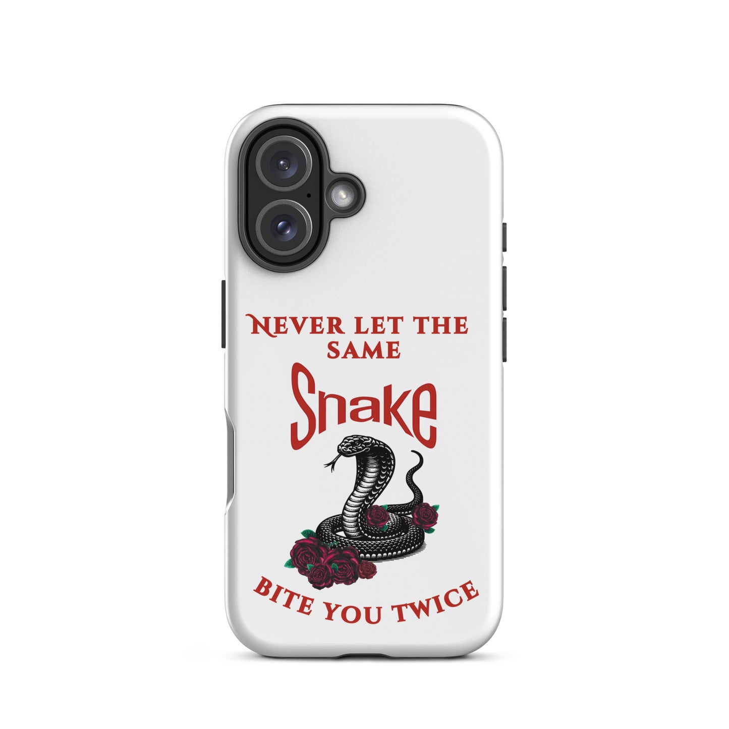 Never Let the Same Snake Bite You Twice - Tough Case for iPhone® - by RecreatingKrista