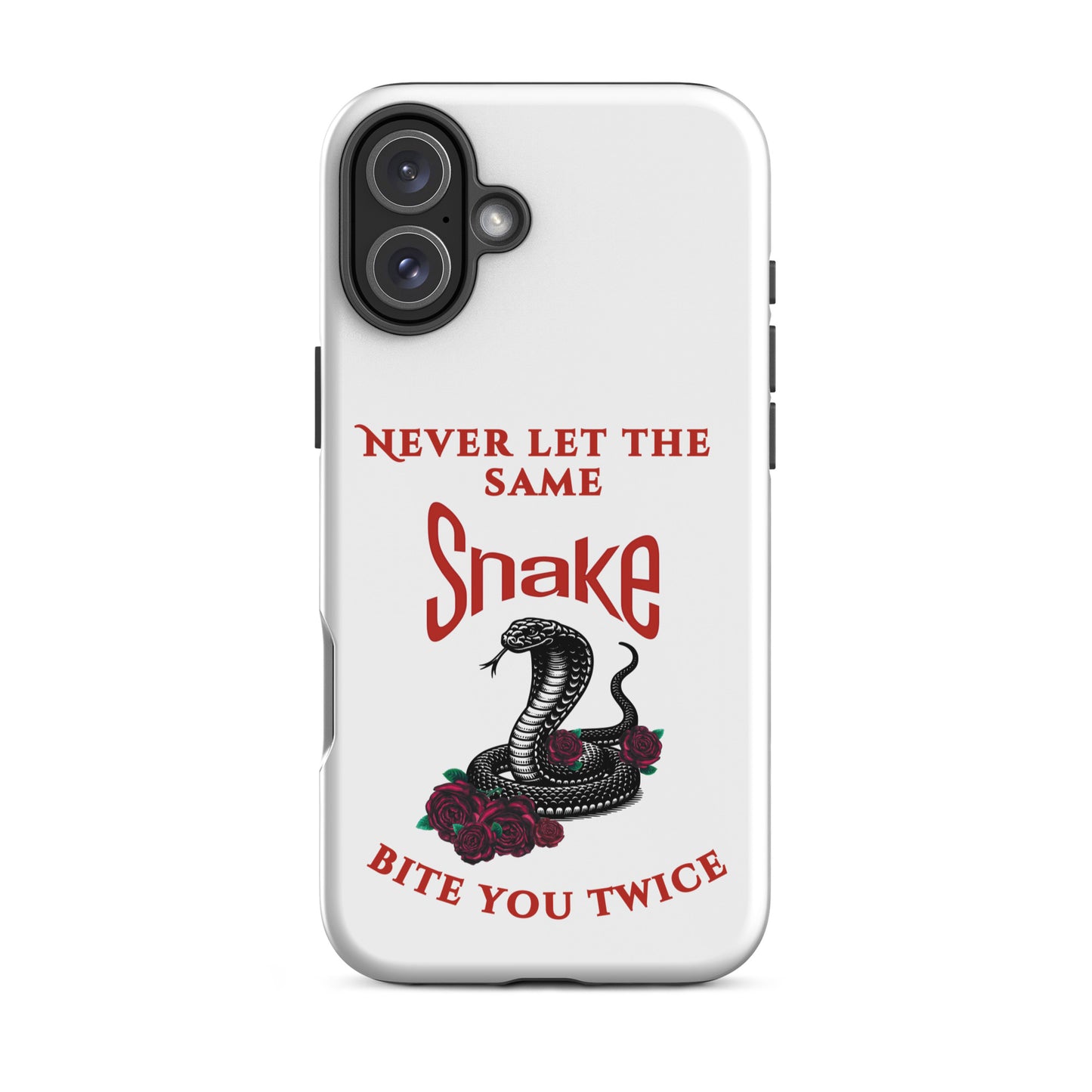 Never Let the Same Snake Bite You Twice - Tough Case for iPhone® - by RecreatingKrista