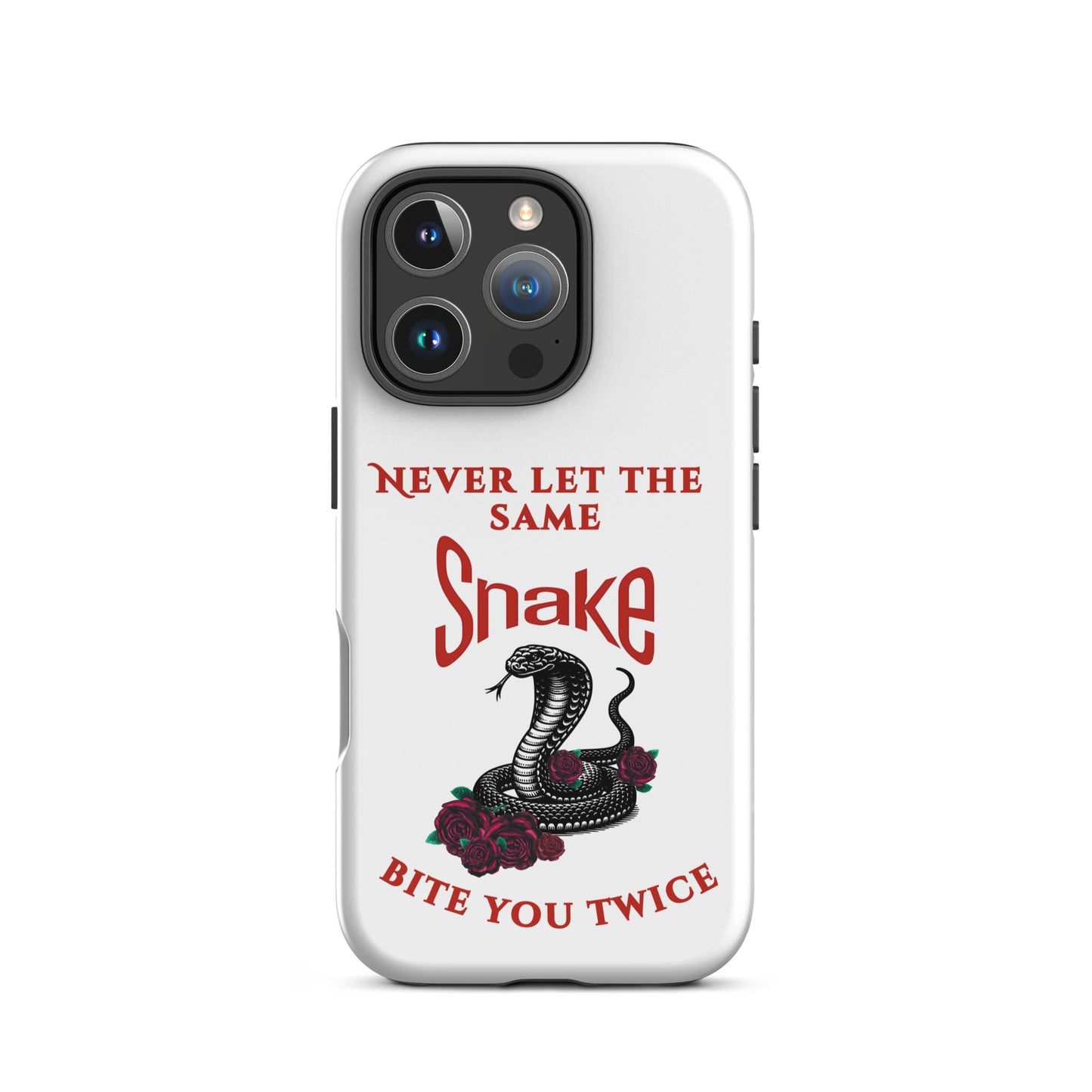 Never Let the Same Snake Bite You Twice - Tough Case for iPhone® - by RecreatingKrista