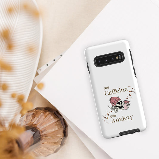 50% Caffeine 50% Anxiety Tough Case for Samsung® by EraofInk
