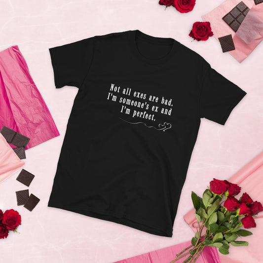 Not All Exes Are Bad. I'm Someone's Ex and I'm Perfect Unisex Tee by EraofInk