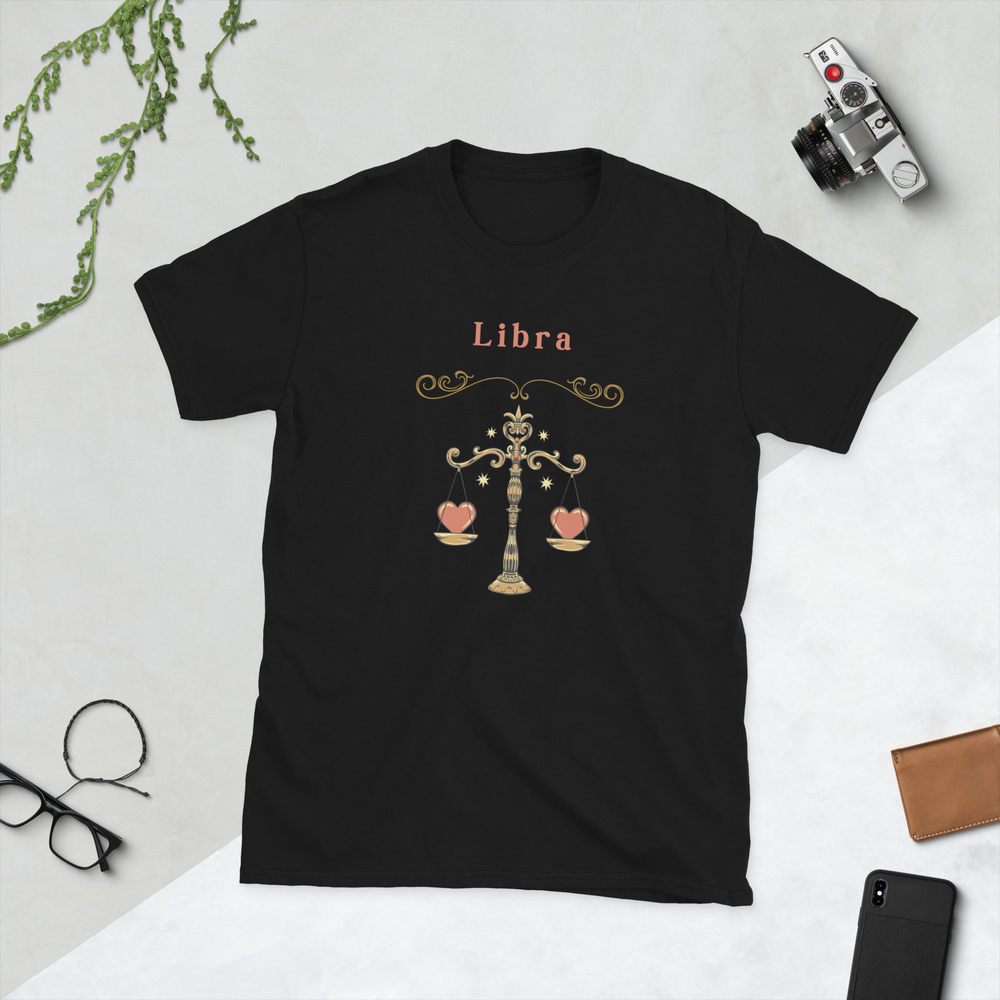 Libra Astrological Zodiac Unisex Tee by EraofInk